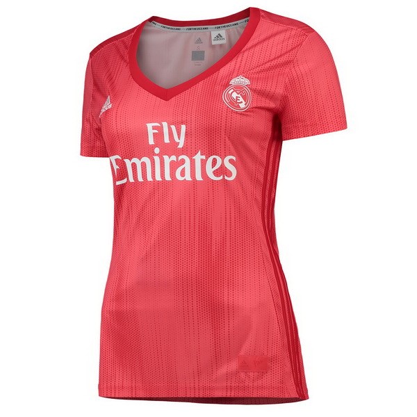Camiseta Real Madrid Tercera equipación Mujer 2018-2019 Rojo